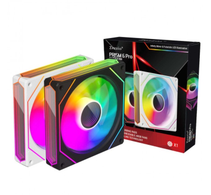 Zezzio Кулер до процесора Zezzio PRISM 6 Pro ARGB White
