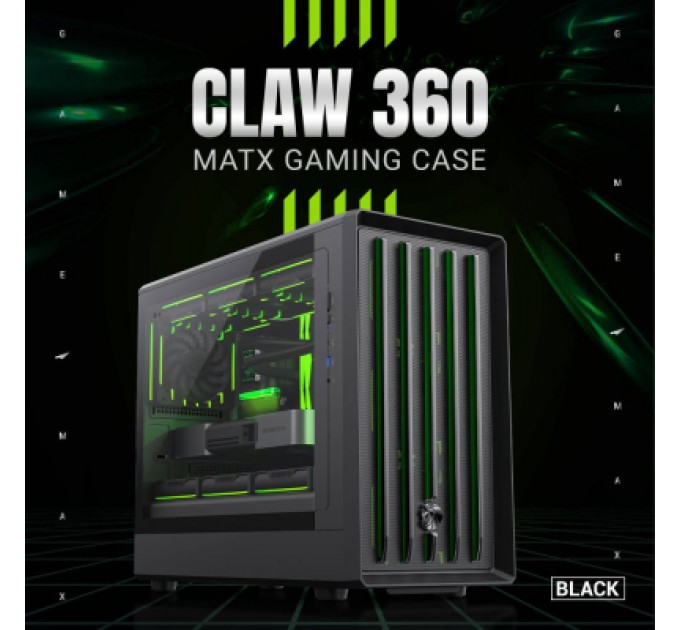 Gamemax Корпус Gamemax Claw 360 BK