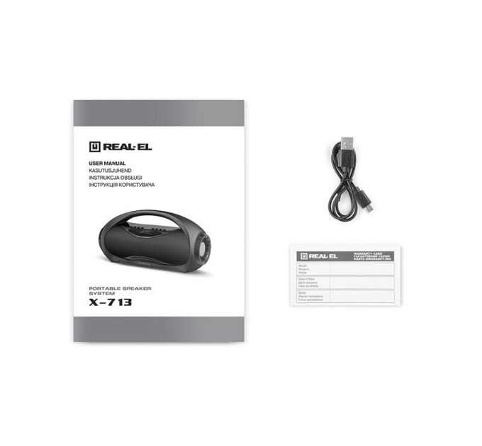 REAL-EL Акустична система REAL-EL X-713 Black