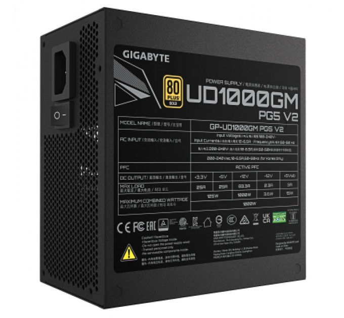 GIGABYTE Блок живлення GIGABYTE 1000W (GP-UD1000GM PG5 V2)