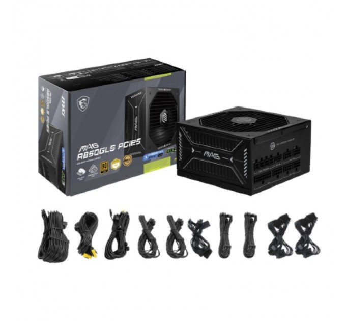 MSI Блок живлення MSI 850W MAG A850GLS PCIE5 (MAG A850GLS PCIE5)