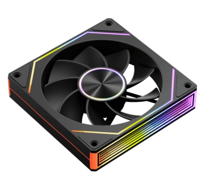 PcCooler Кулер до корпусу PcCooler Вентилятор реверсний PCCOOLER FG120R ARGB BK чорний для корпусу 1 (FG120R ARGB BK)