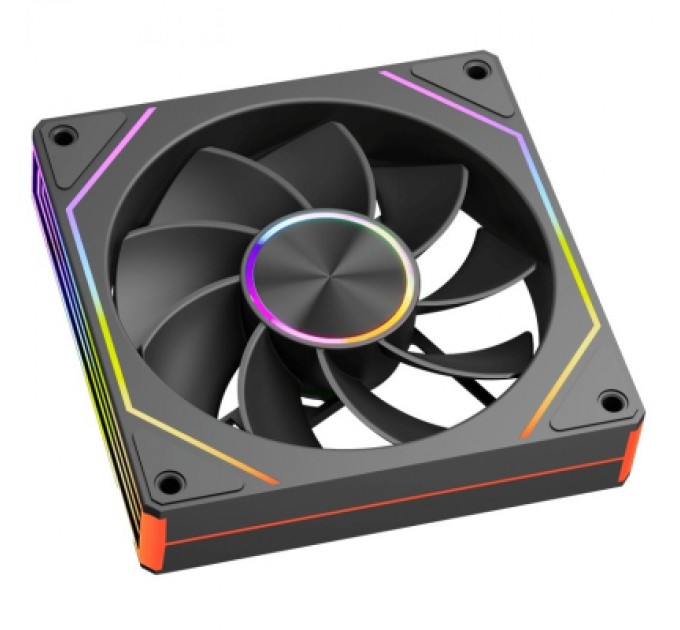 PcCooler Кулер до корпусу PcCooler Вентилятор реверсний PCCOOLER FG120R ARGB BK чорний для корпусу 1 (FG120R ARGB BK)