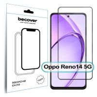 Скло захисне BeCover Oppo Reno14 5G Black (713933)