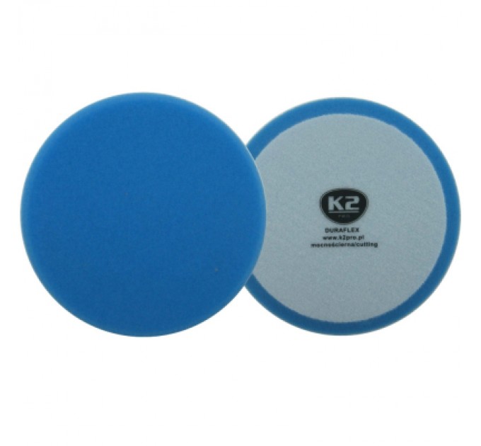 K2 Губка для миття K2 з липучкою для полірування, блакитка (жорстка) (L611)