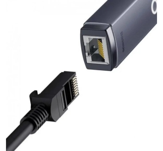 Baseus Адаптер USB-C to RJ45 Ethernet 1000Mbps Lite Series Baseus (WKQX000313)