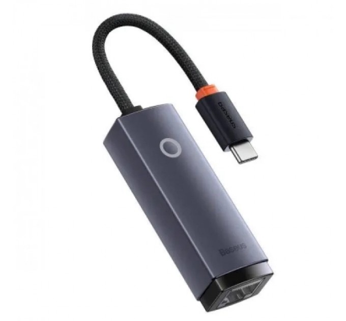 Baseus Адаптер USB-C to RJ45 Ethernet 1000Mbps Lite Series Baseus (WKQX000313)