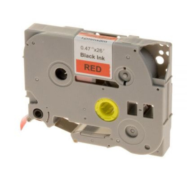 UKRMARK Стрічка для принтера етикеток UKRMARK RL-B-S-T431P-BK/RE, аналог TZES431. підвищеної адгезії 12 мм (900234)