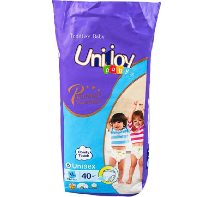 Unijoy Підгузки Unijoy baby Premium XL 5 (12-17 кг) 40 шт (6973920542452)
