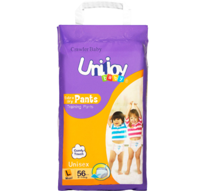 Unijoy Підгузки Unijoy baby Soft L 4 (9-14 кг) 56 шт (6967252809062)