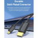 Vention Кабель мультимедійний HDMI A to HDMI C (mini), 1.5m V2.0 4K 60Hz 18Gbps HDR Dolby Vention (AGHBG)