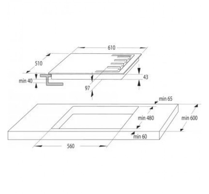 Gorenje Варочна поверхня Gorenje GTW641KB