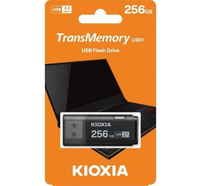 Kioxia Флеш-пам'ять (накопичувач USB) USB3 256GB LU301K256GG4 KIOXIA