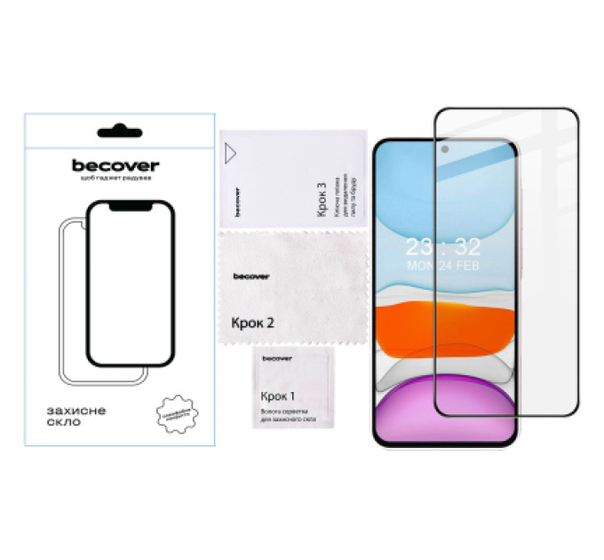 BeCover Скло захисне BeCover Samsung Galaxy A56 SM-A566 Black (712887)
