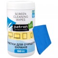 Patron Серветки Patron for TFT/PDA/LCD 100pcs F3-059 + microfiber 20х20cm (CS-PN-BUNDL-5)