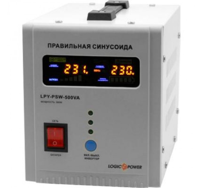 LogicPower Пристрій безперебійного живлення LogicPower LPY- PSW-500VA+ (4152)