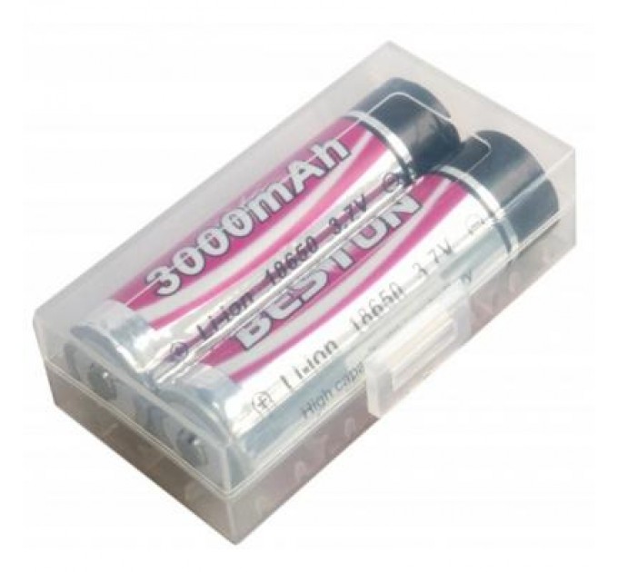 Beston Акумулятор 18650 (168A) 3000 mAh *2 з захистом Beston (AAB1848)