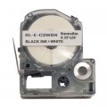 UKRMARK Стрічка для принтера етикеток UKRMARK RL-E-C3WBN-BK/WT, аналог LC3WBN. 9 мм х 8 м (900261)