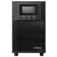 ИБП NJOY Aten Pro 2000 (PWUP-OL200AP-AZ01B), Online, 3 x Schuko, USB, LCD, металл