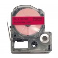 UKRMARK Стрічка для принтера етикеток UKRMARK RL-E-C4RBP-BK/RE, аналог LC4RBP. 12 мм х 8 м (900263)