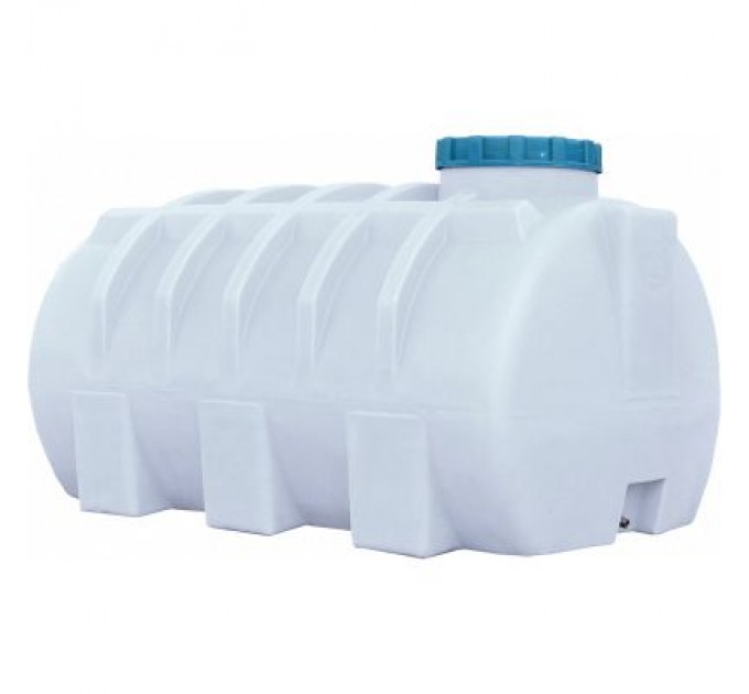 Пласт Бак Ємність для води Пласт Бак горизонтальна харчова 750 л біла (1287)