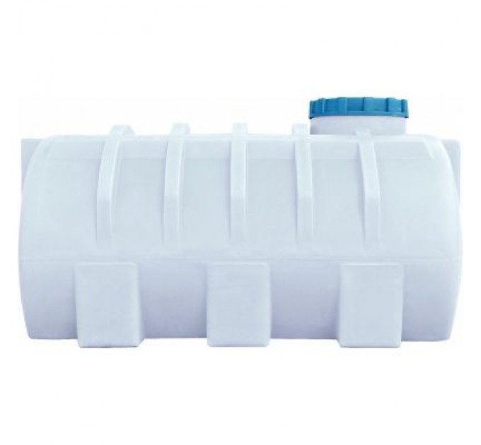 Пласт Бак Ємність для води Пласт Бак горизонтальна харчова 750 л біла (1287)