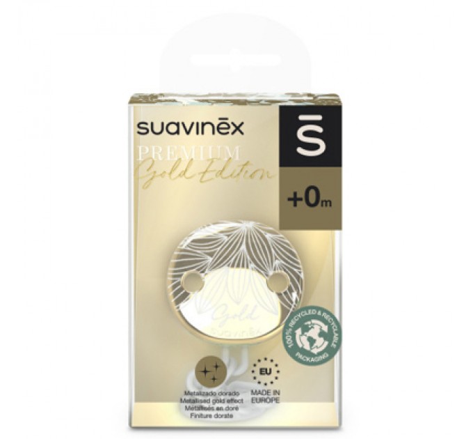 Suavinex Кліпса для пустушок Suavinex Gold Edition біла (307866)