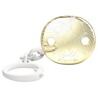 Кліпса для пустушок Suavinex Gold Edition біла (307866)