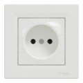Schneider Electric Розетка Schneider Electric ASFORA без заземлення біла (EPH3000121)