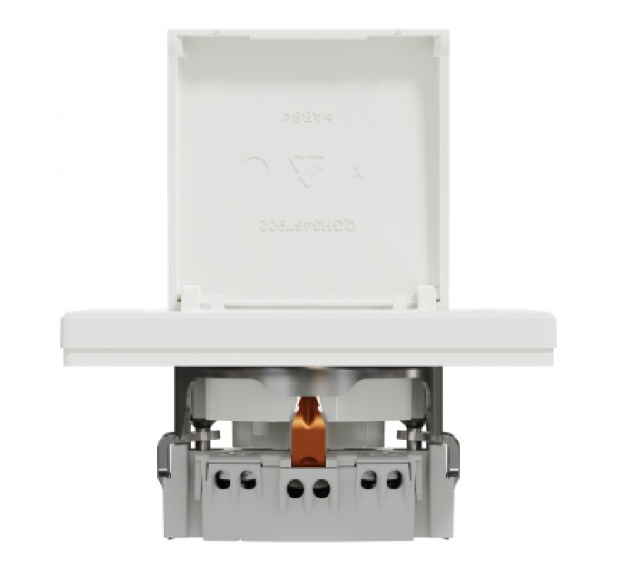 Schneider Electric Розетка Schneider Electric ASFORA з кришкою, біла (EPH3100121)