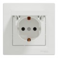 Schneider Electric Розетка Schneider Electric ASFORA з кришкою, біла (EPH3100121)