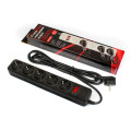 FrimeCom Фільтр живлення FrimeCom (FC-B4005W 3 B) 5 розеток, 3 м, чорний
