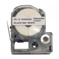 UKRMARK Стрічка для принтера етикеток UKRMARK RL-E-K6WBN-BK/WT, аналог LK6WBN. 24 мм х 9 м (900280)
