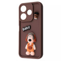 NCase Чохол-накладка Pretty Things Case для Xiaomi Redmi 13 4G/Poco M6 4G/Note 13R Brown/Baby