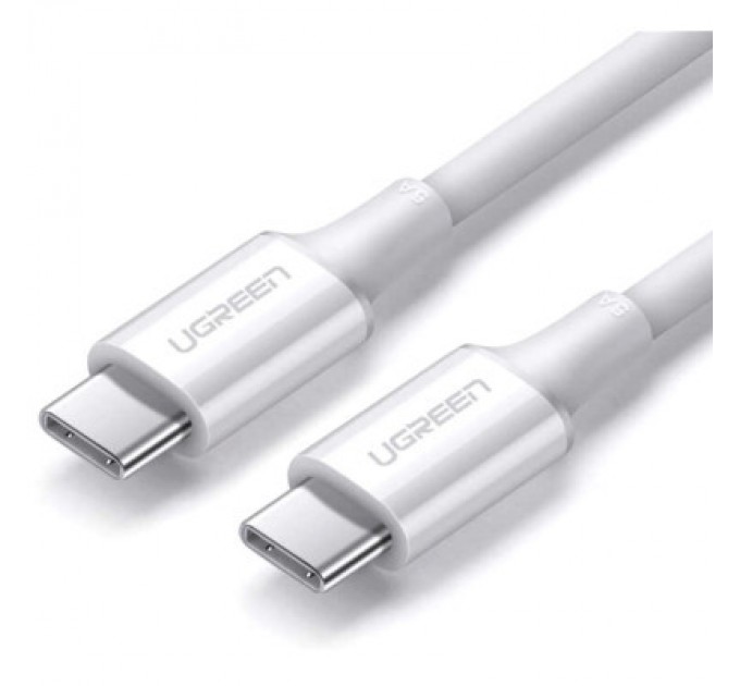 Ugreen Дата кабель USB-C to USB-C 1.0m US300 20V/5A 100W White Ugreen (60551)