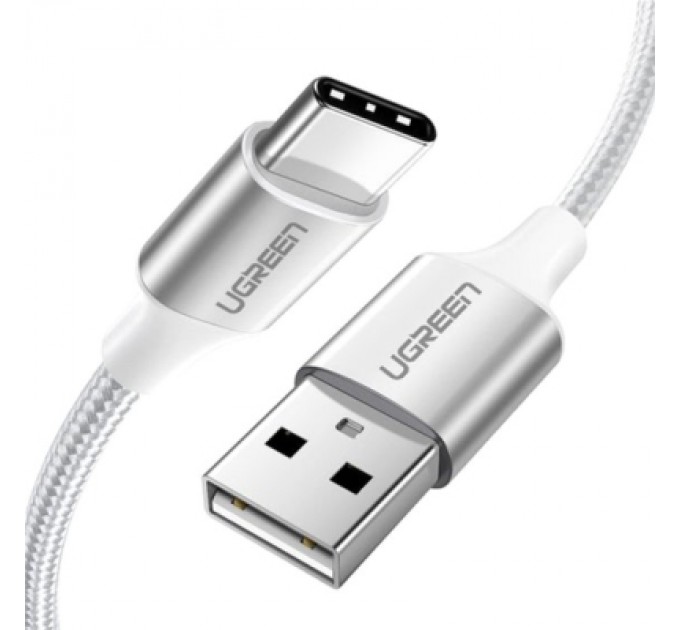 Ugreen Дата кабель USB 2.0 AM to Type-C 3.0m 3.0A 18W US288 White Ugreen (60409)