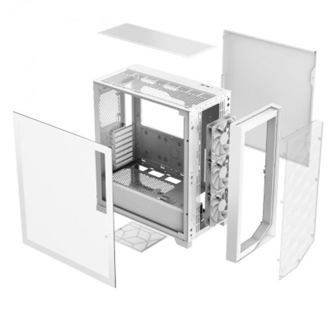 PcCooler Корпус PcCooler C3D510 WH ARGB