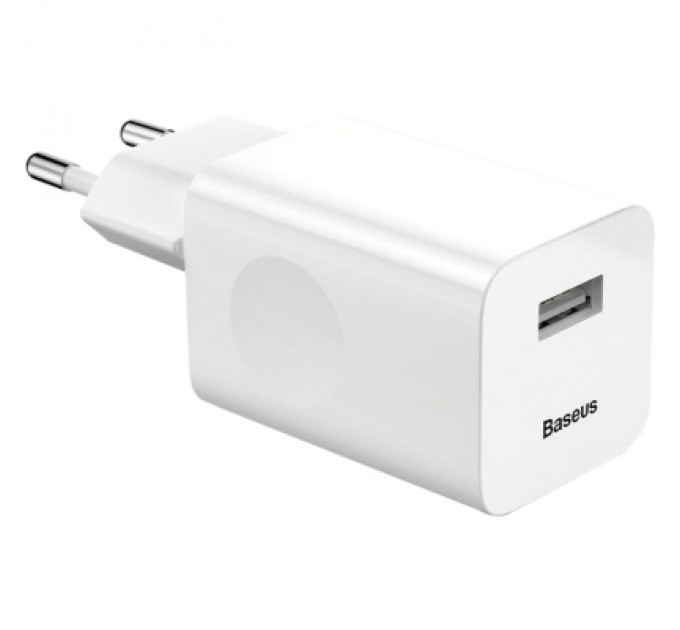 Baseus Зарядний пристрій Baseus Home Charger White (CCALL-BX02)