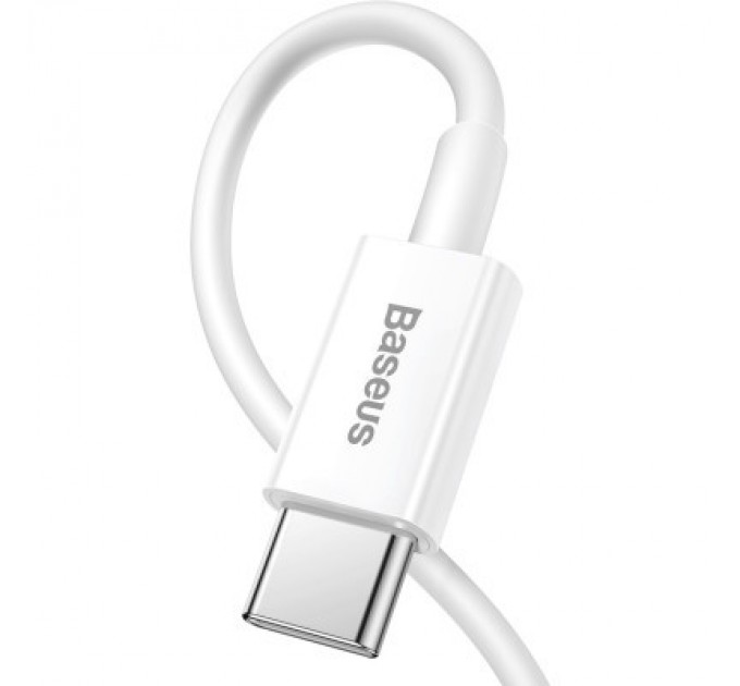 Baseus Дата кабель USB-C to Lightning 1.0m 20W Superior Series White Baseus (CATLYS-A02)
