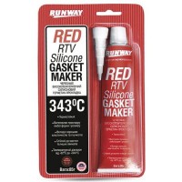 Герметик автомобільний Runway Red RTV Silicone 85г (RW8500)