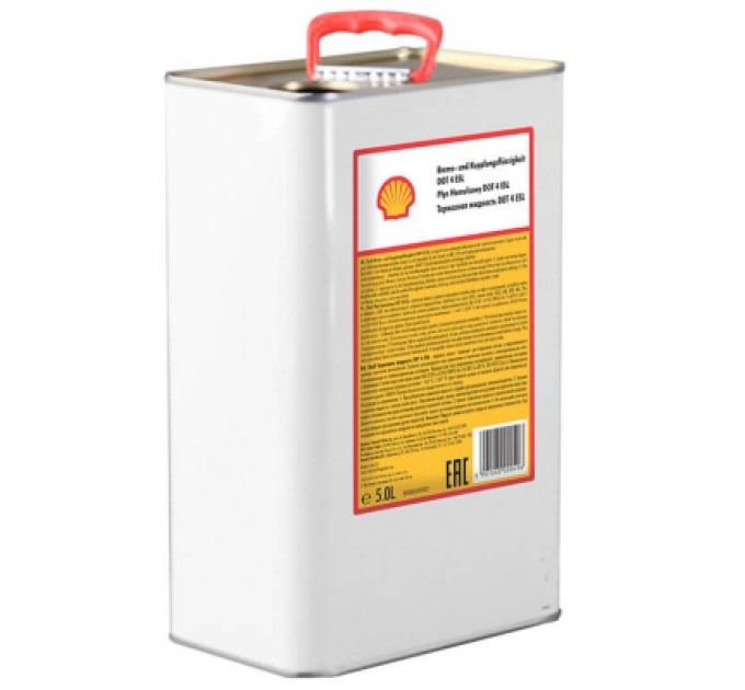 Shell Гальмівна рідина Shell Гальмівна рідина Shell Brake & Clutch fluid DOT4 ESL 5л (шт.) (75463)