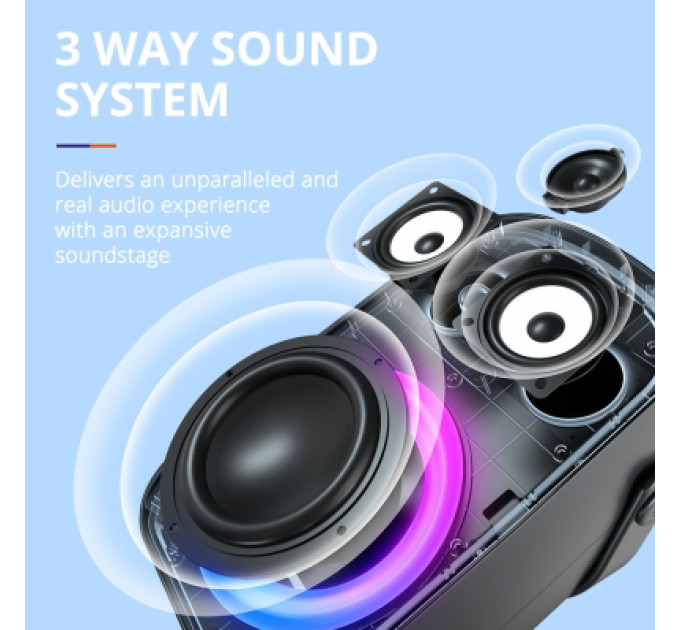Tronsmart Акустична система Tronsmart Halo 100 Black (862339)