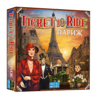 Настільна гра Lord of Boards Квиток на потяг: Париж (Ticket To Ride: Paris) українська (LOB2340UA)