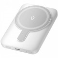 Vention Батарея універсальна Vention Magnetic Wireless 5000mAh 20W 3A, PD USB-C, Light Indicator, White (FHSW0)