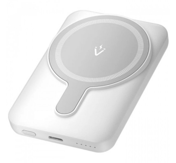 Vention Батарея універсальна Vention Magnetic Wireless 5000mAh 20W 3A, PD USB-C, Light Indicator, White (FHSW0)