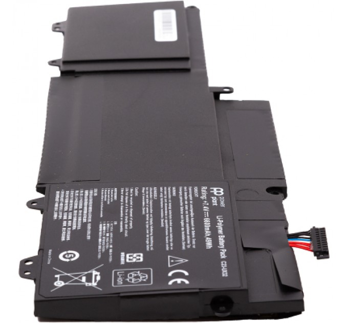 PowerPlant Акумулятор до ноутбука ASUS VivoBook U38N (C23-UX32) 7.4V 6600mAh PowerPlant (NB432264)