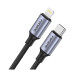 Foneng Кабель Foneng X95 Metal Head Braided Cable USB-C - Lightning PD20W, 1.2 м, Black (X95-CA-TCIP)