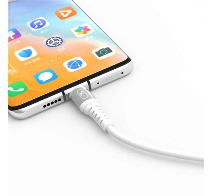 SkyDolphin Кабель SkyDolphin S05L TPE Frost Line USB - Lightning (M/M), 1 м, White (USB-000548)