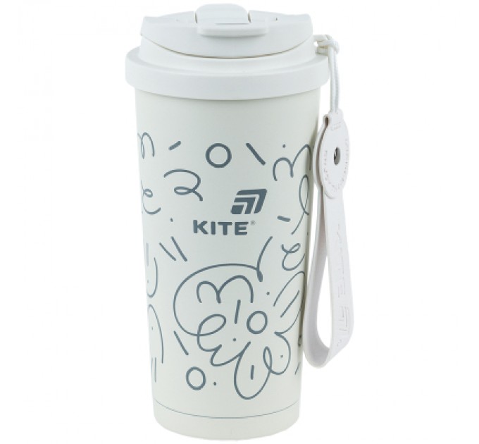 Kite Термокружка Kite 550 мл, біла (K25-1226-3)