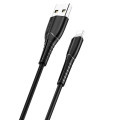 Usams Кабель Usams US-SJ364 USB - Lightning, 1 м, Black (SJ364USB01)